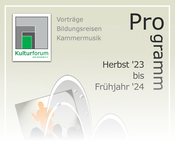 Veranstaltungsprogramm 2021-22 | Kulturforum Bad Nauheim